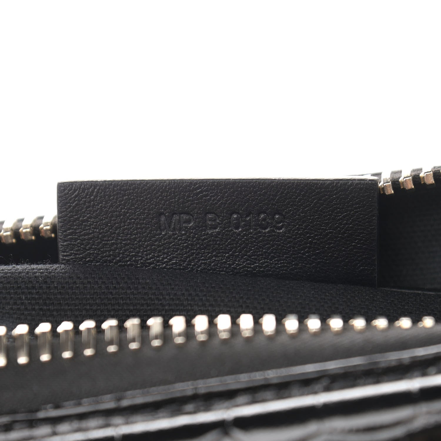 Givenchy Calfskin Crocodile Embossed Small Antigona Black 7 of 15