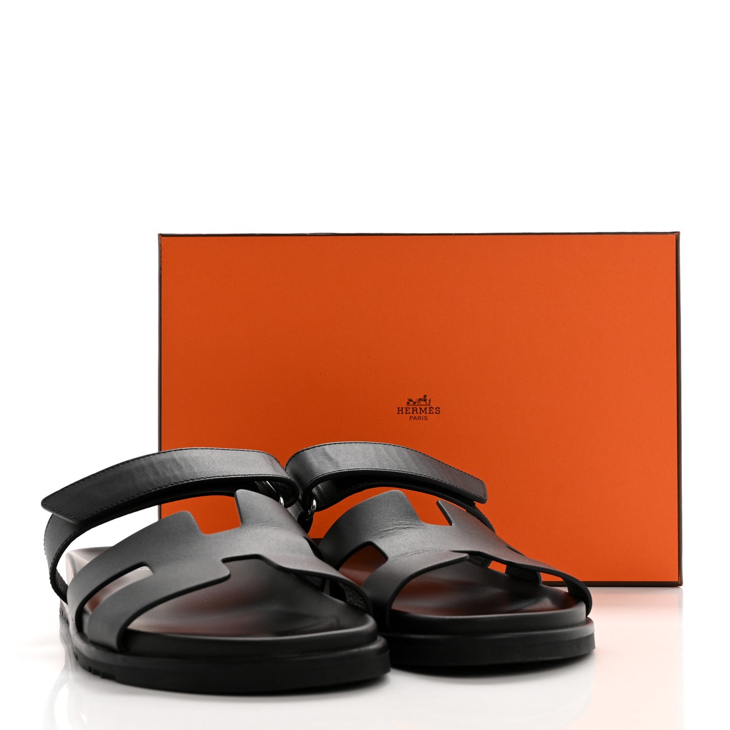 Calfskin Womens Chypre Sandals 41 Black