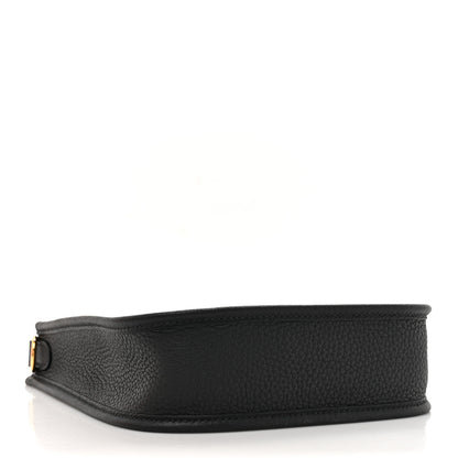 Hermes Taurillon Clemence Evelyne TPM Black 4 of 11