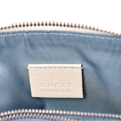 Gucci X SEGA Calfskin GUCCY Stars Mini Dome Shoulder Bag Mystic White Gold 6 of 9