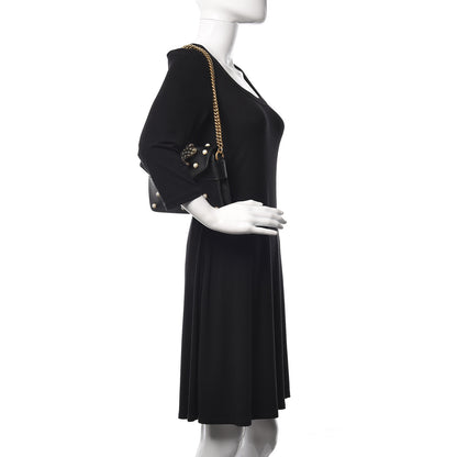 Gucci Nappa Pearl Studded Mini Queen Margaret Broadway Shoulder Bag Black 2 of 14