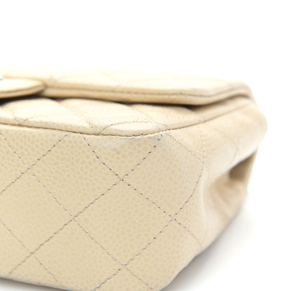 Chanel Caviar Quilted Mini Rectangular Flap Light Beige 10 of 11