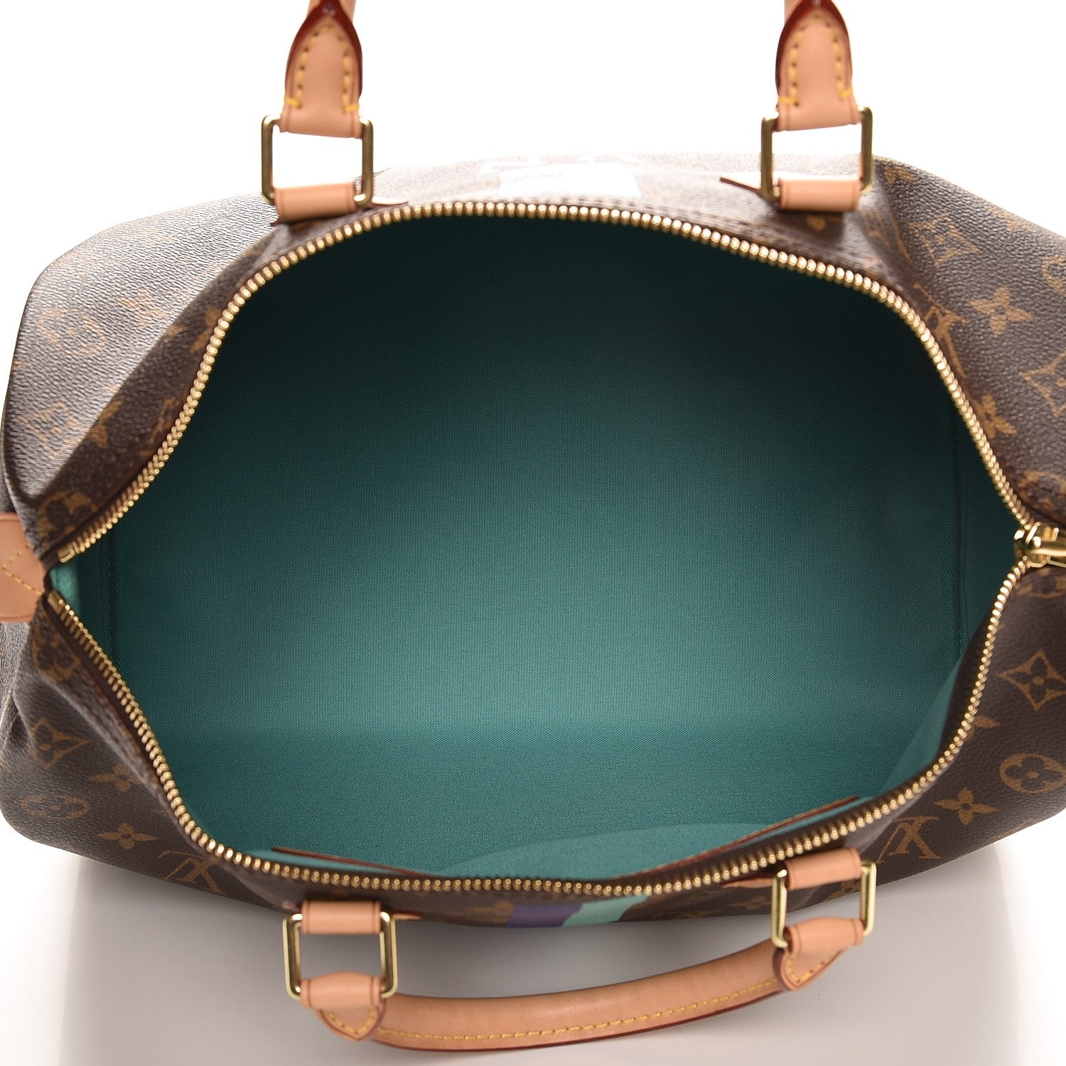 Louis Vuitton Monogram My LV Heritage Speedy 35 Vert Clair Violet 5 of 8