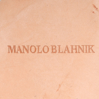 FASHIONPHILE MANOLOBLAHNIKSuedePVCJenneStilettoSlides39.5NeroBlack 6 of 7
