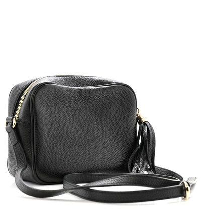 Gucci Pebbled Calfskin Small Soho Disco Bag Black 3 of 11