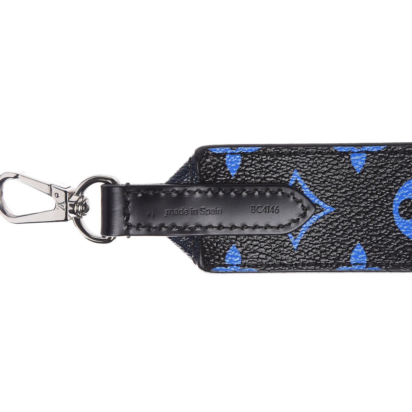 Canvas Bandouliere Shoulder Strap Black Bleu Digital