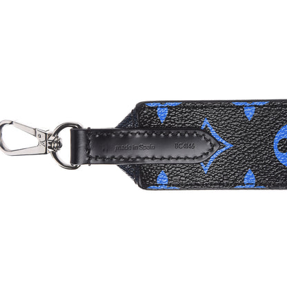 Louis Vuitton Canvas Bandouliere Shoulder Strap Black Bleu Digital 3 of 4