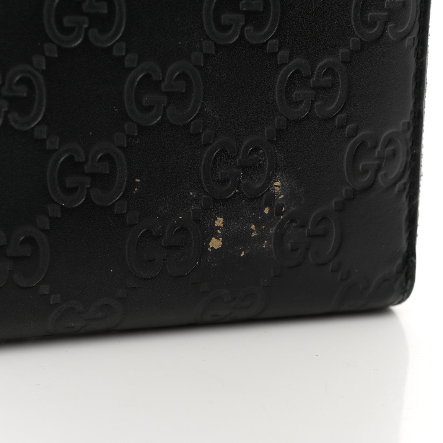Gucci Guccissima Icon Zip Around Wallet Black 8 of 9