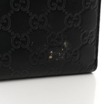 Gucci Guccissima Icon Zip Around Wallet Black 8 of 9