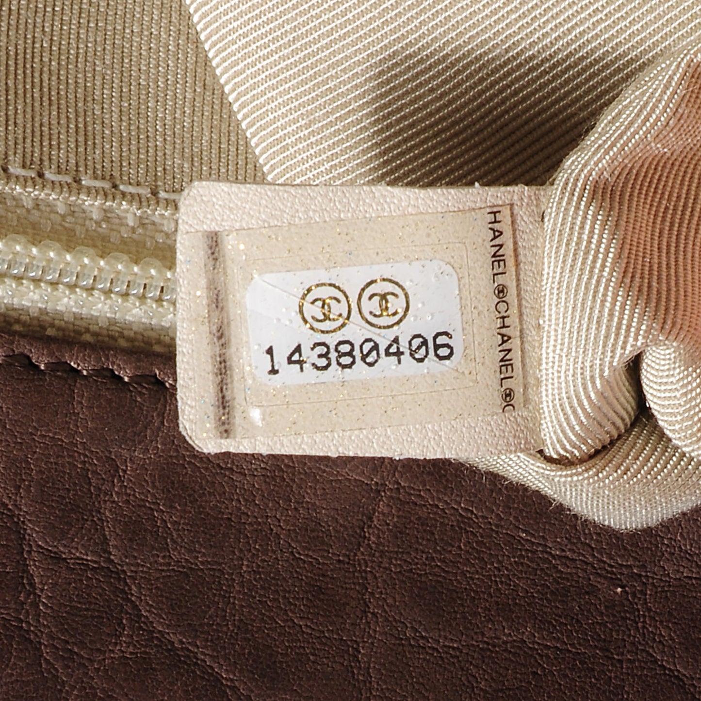 Washed Lambskin Chain Around Maxi Flap Taupe