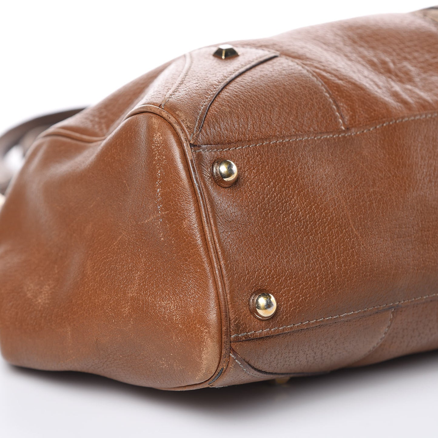 Calfskin Monogram Medium Bardot Brown