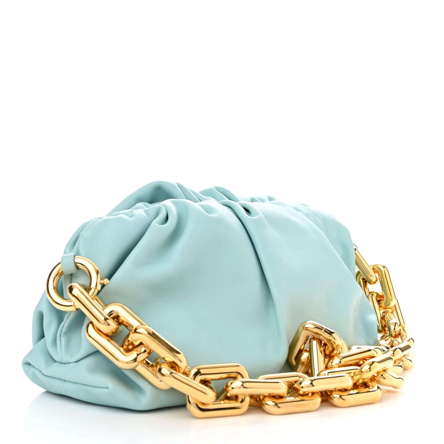 Calfskin The Pouch Chain Spearmint