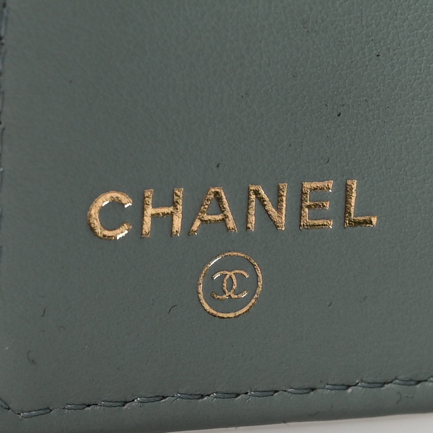 Chanel Caviar Quilted Classic 4 Key Holder Wallet Grey 6 of 7