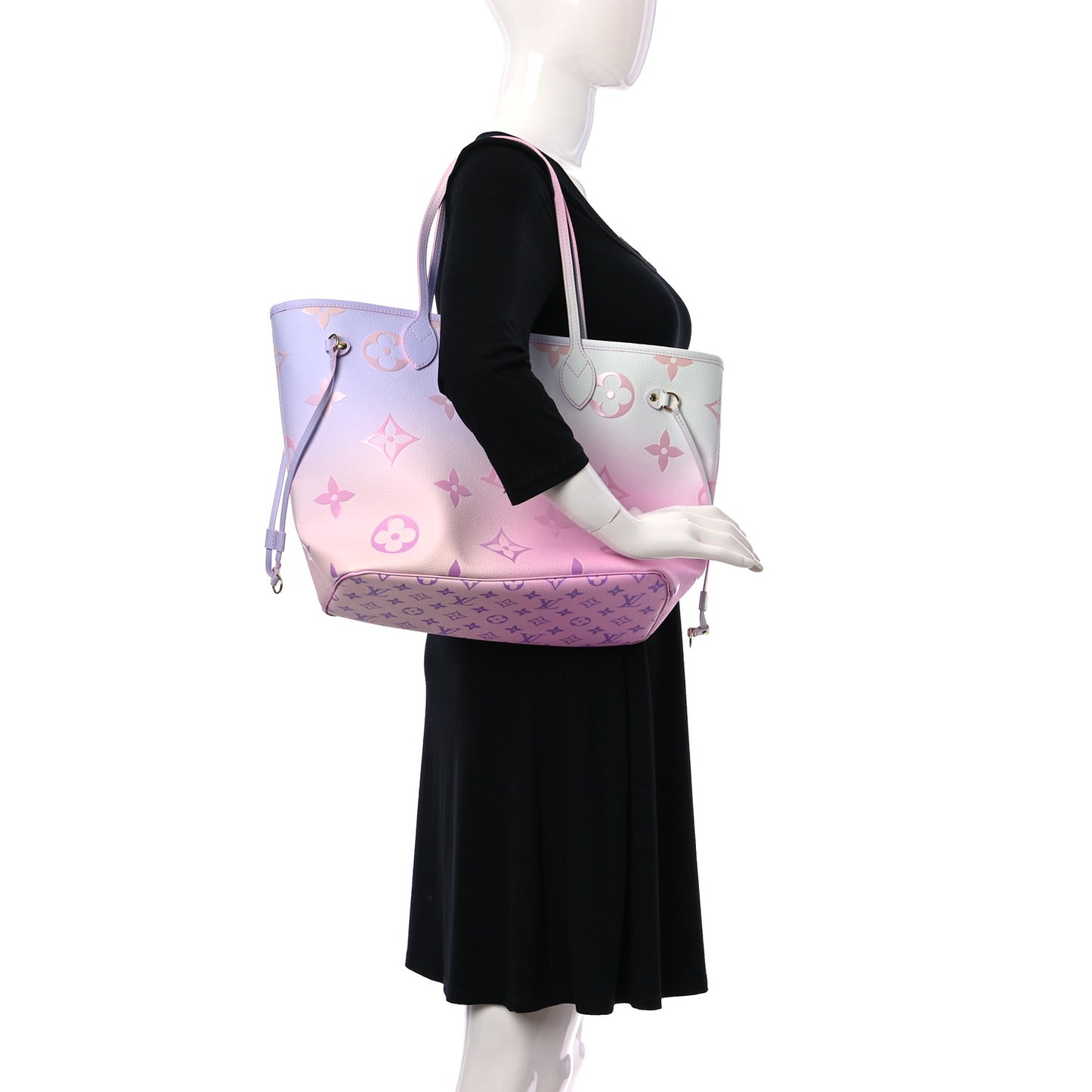 Monogram Giant Spring In The City Neverfull MM Sunrise Pastel