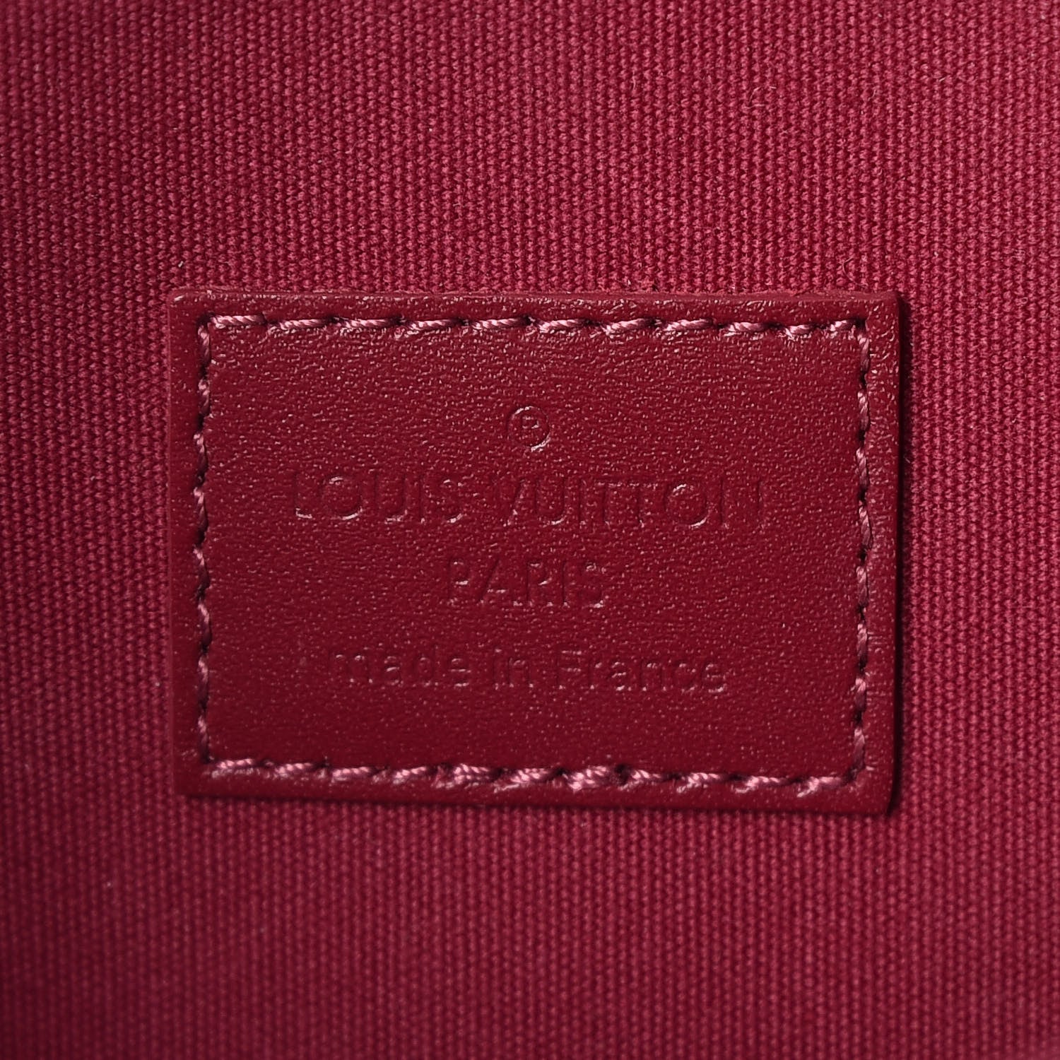 Louis Vuitton Vernis Felicie Chain Wallet Magenta 9 of 12