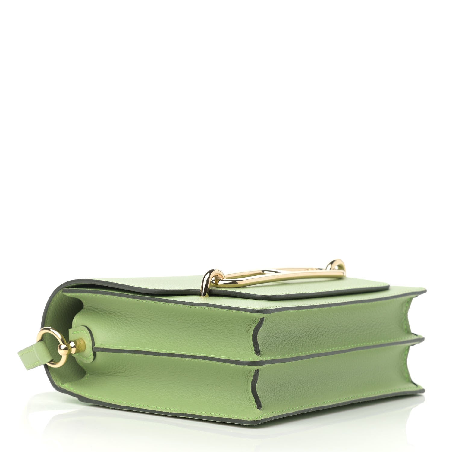 Hermes Evercolor Mini Sac Roulis Vert Criquet 4 of 10