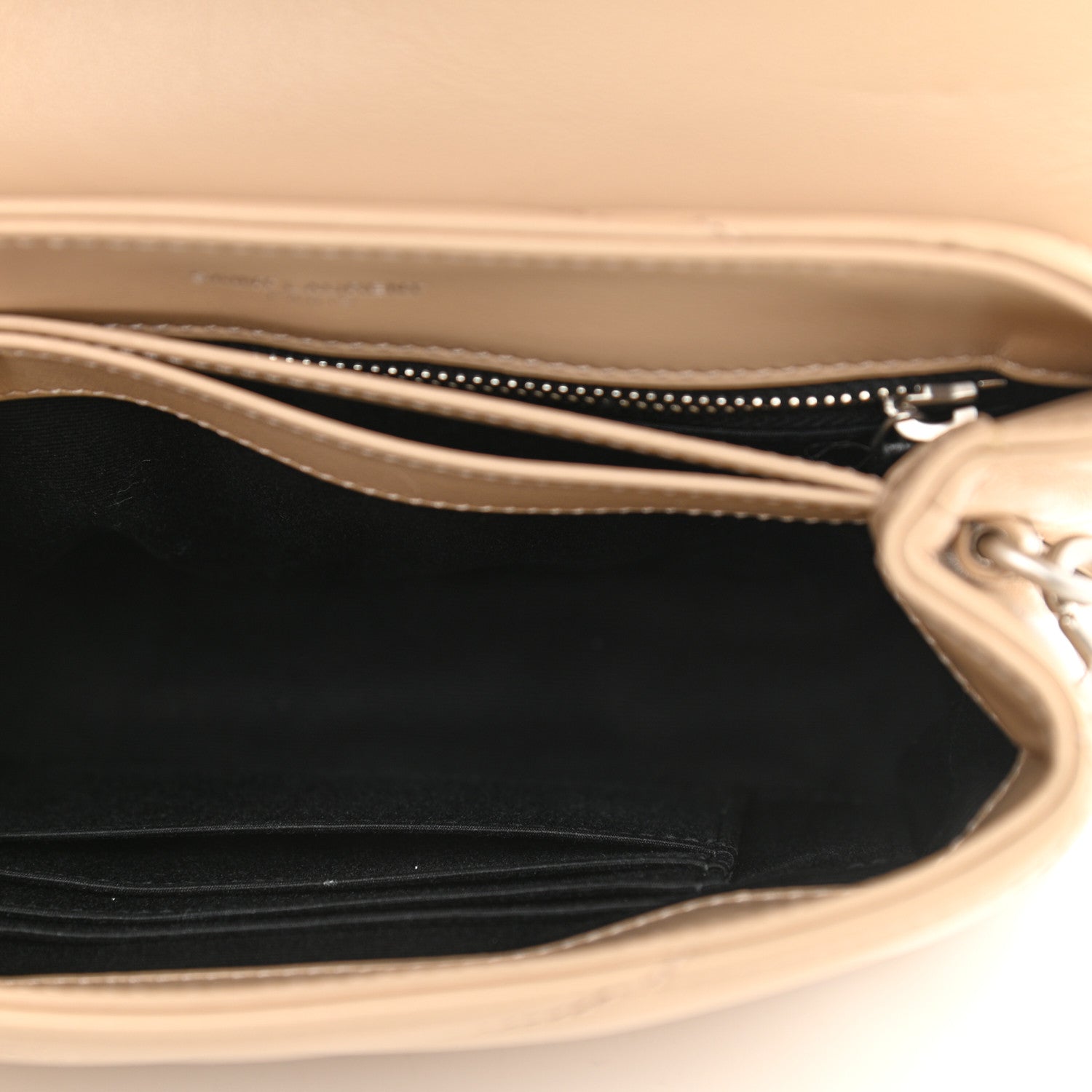 Saint Laurent Calfskin Y Quilted Monogram Toy Loulou Crossbody Bag Nude Powder 5 of 9