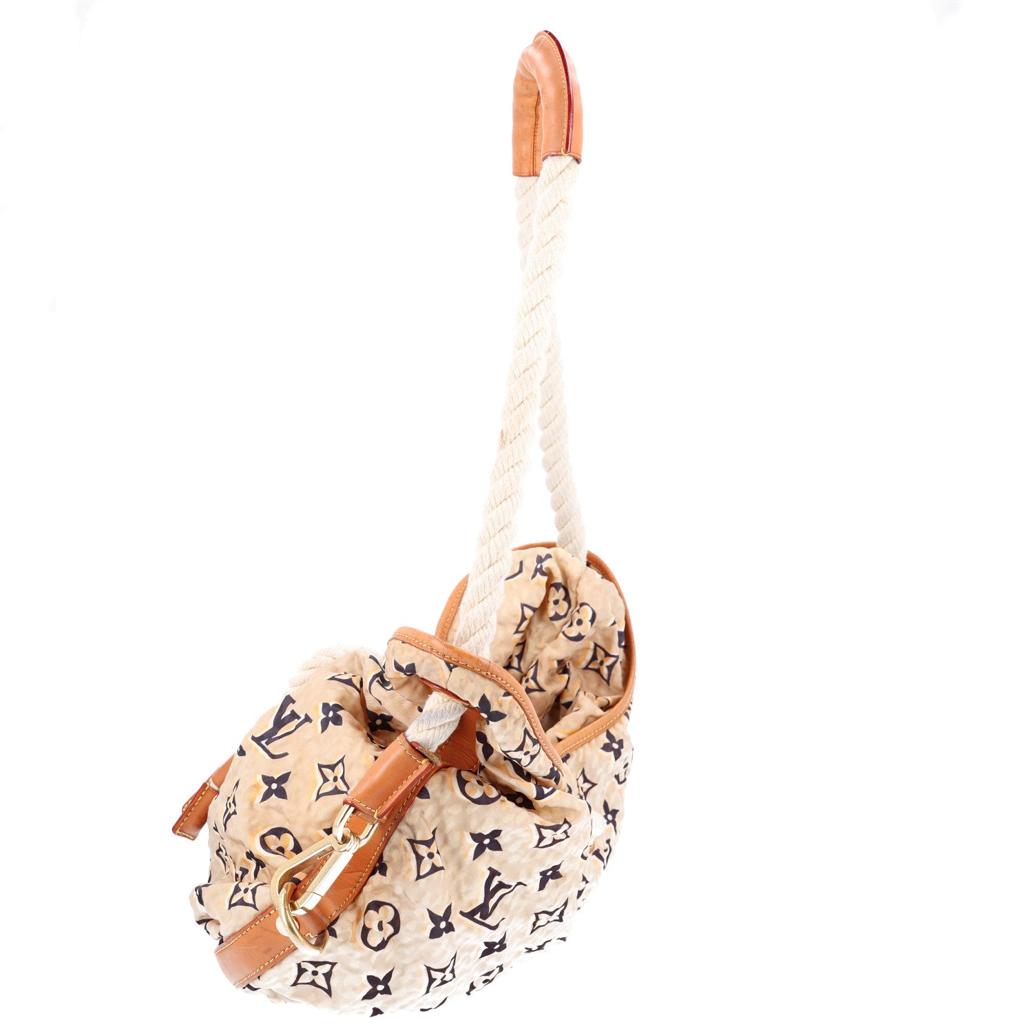 Louis Vuitton Canvas Monogram Cruise Bulles MM Natural 3 of 10