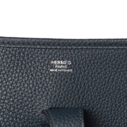 Hermes Taurillon Clemence Evelyne III GM Vert Cypress 6 of 11