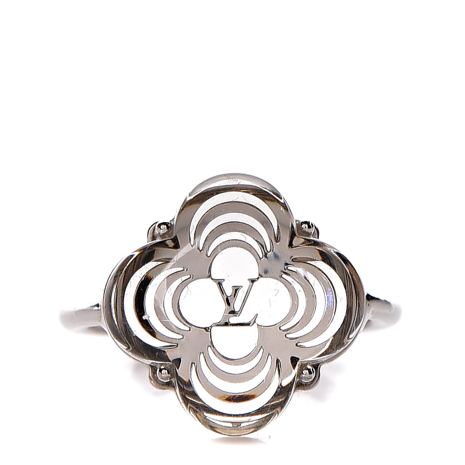 Louis Vuitton Resin A La Folie Ring Silver 1 of 5