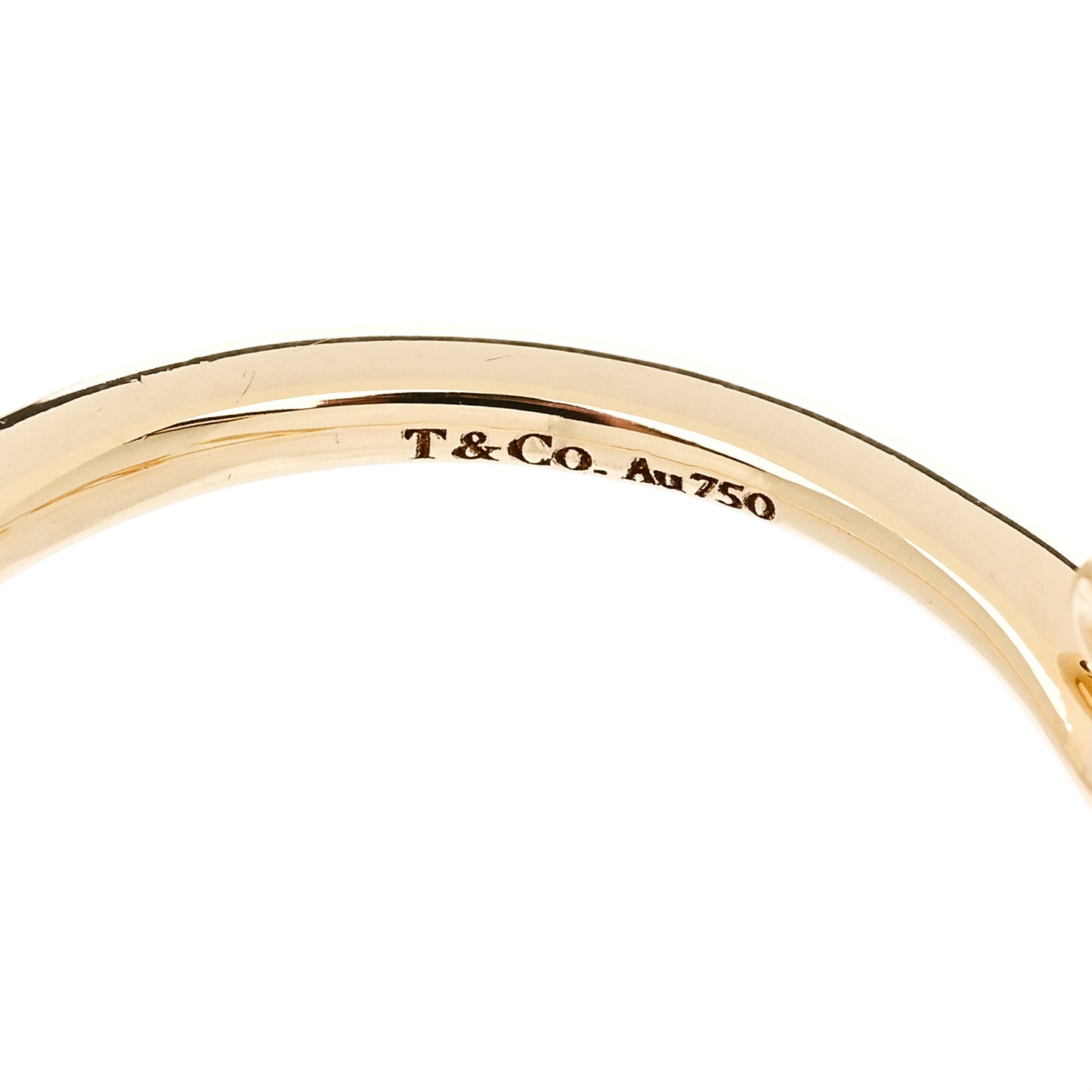 18K Yellow Gold Mini Paloma's Graffiti Love Ring 52 6