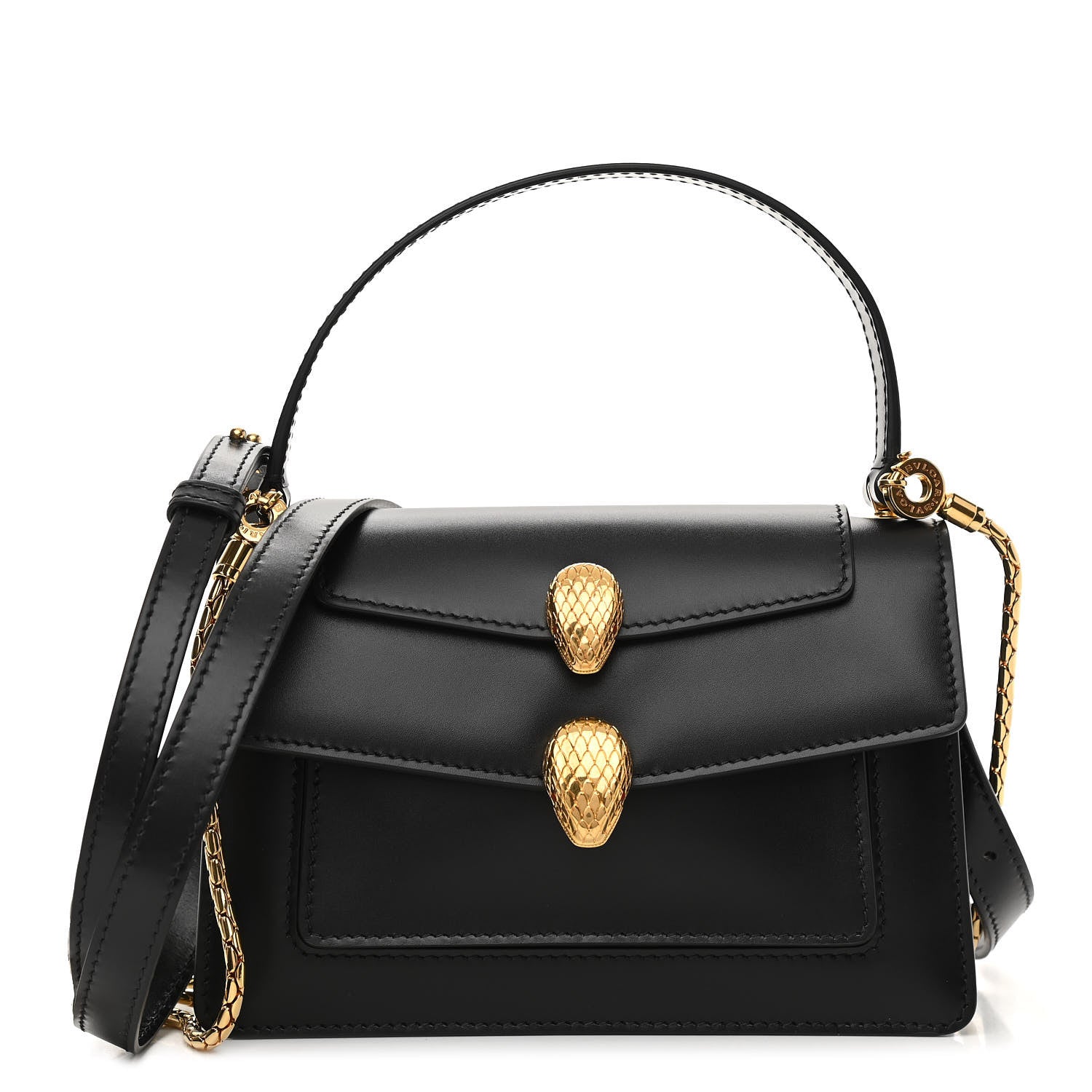 Bulgari x ALEXANDER WANG Calfskin Serpenti Belt Bag Black 1 of 10