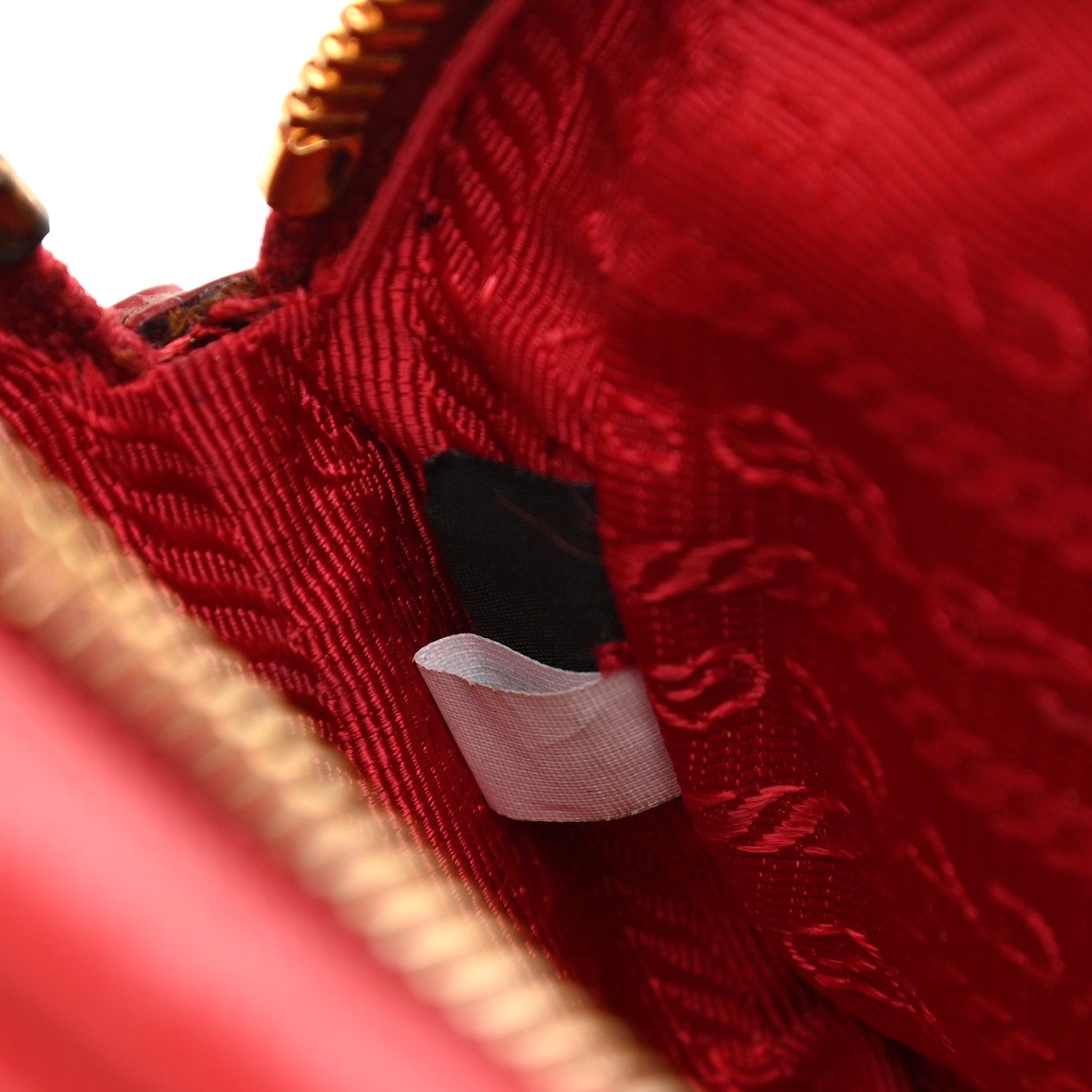 Prada Saffiano Lux Mini Top Handle Crossbody Bag Fuoco 6 of 13