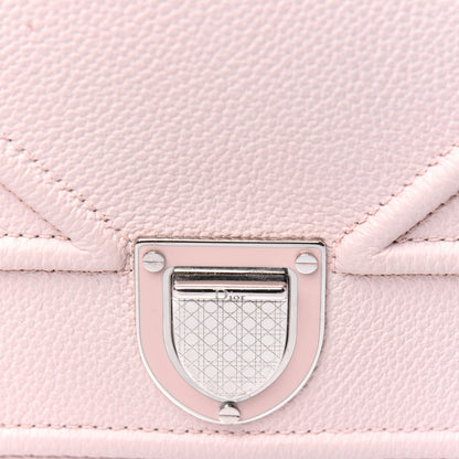Christian Dior Grained Calfskin Diorama Wallet on Chain Pouch Rose Poudre 13 of 14