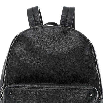 Valentino Garavani Grained Calfskin Rockstud Backpack Black 8 of 10