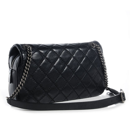 Chanel Calfskin Coco Sporran Medium Flap Black 3 of 9