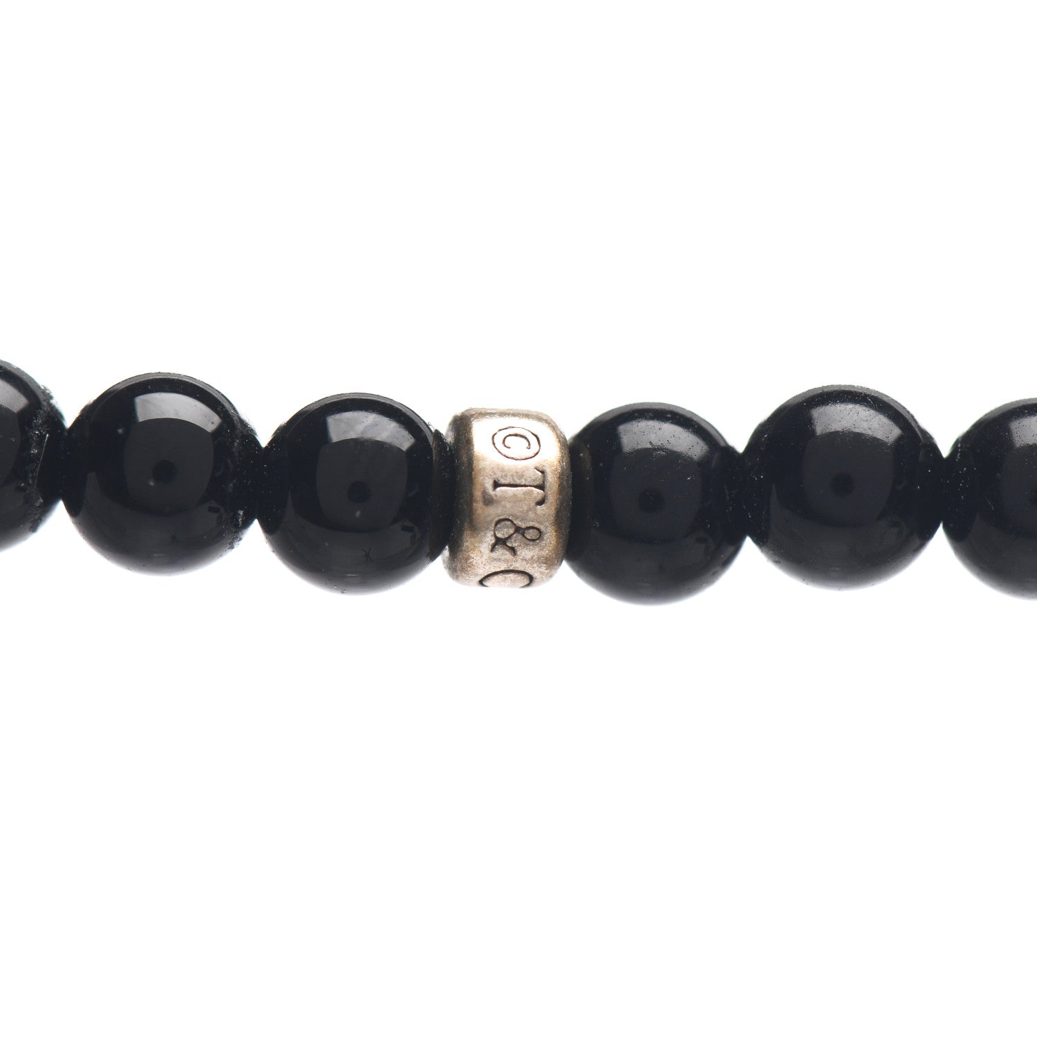 Tiffany Sterling Silver Black Onyx Freshwater Pearl Ziegfeld Tassel Necklace 4 of 4