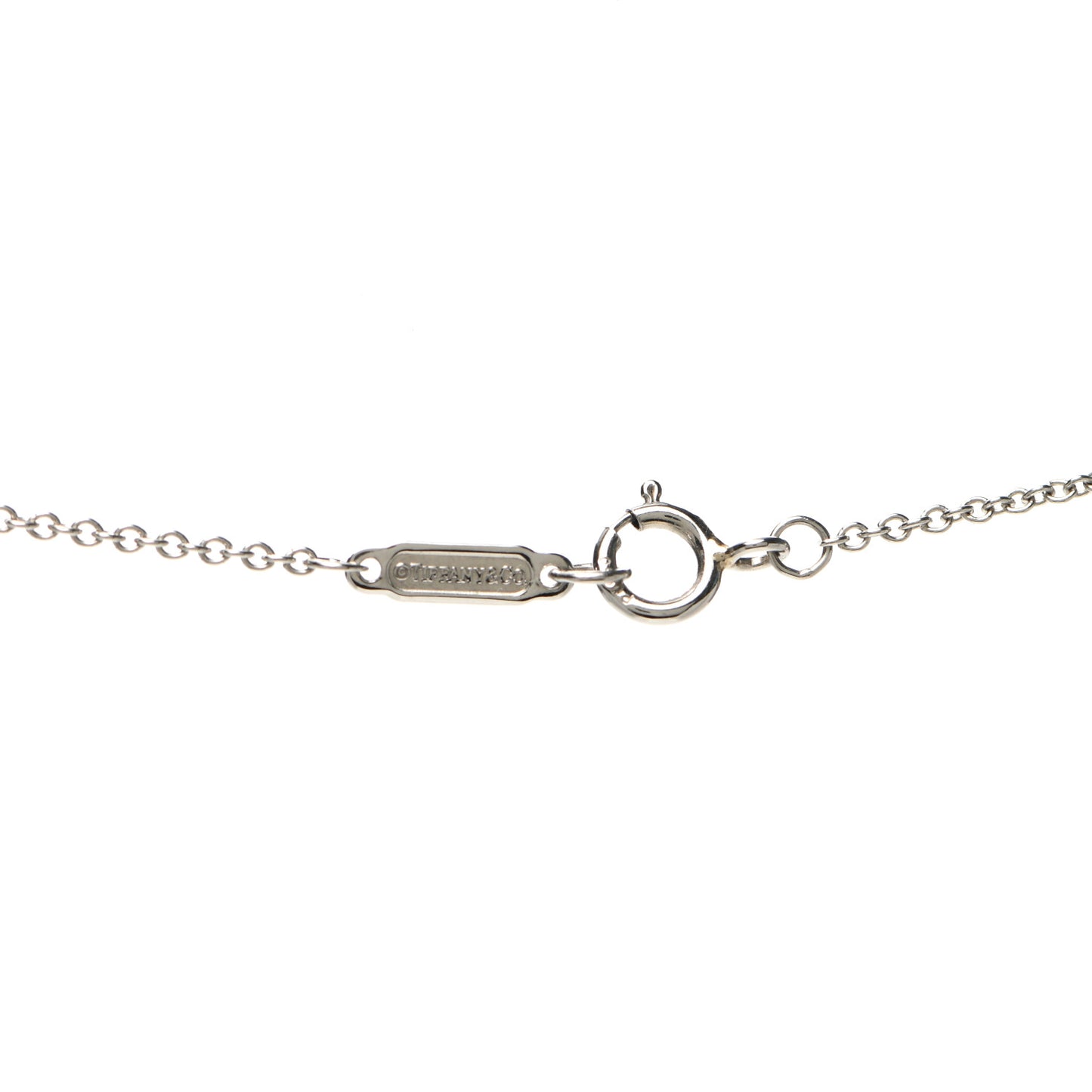 Platinum Diamond Mini Heart Pendant Necklace
