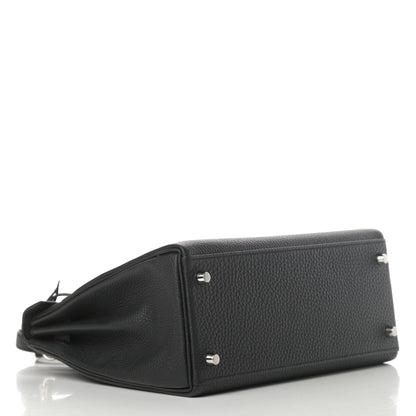 Hermes Togo Matte Alligator Kelly Retourne Touch 28 Black 4 of 12