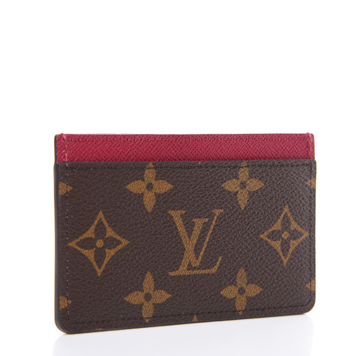 Monogram Card Holder Fuchsia