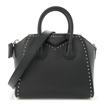 Givenchy Smooth Calfskin Mini Studded Antigona Black 1 of 15