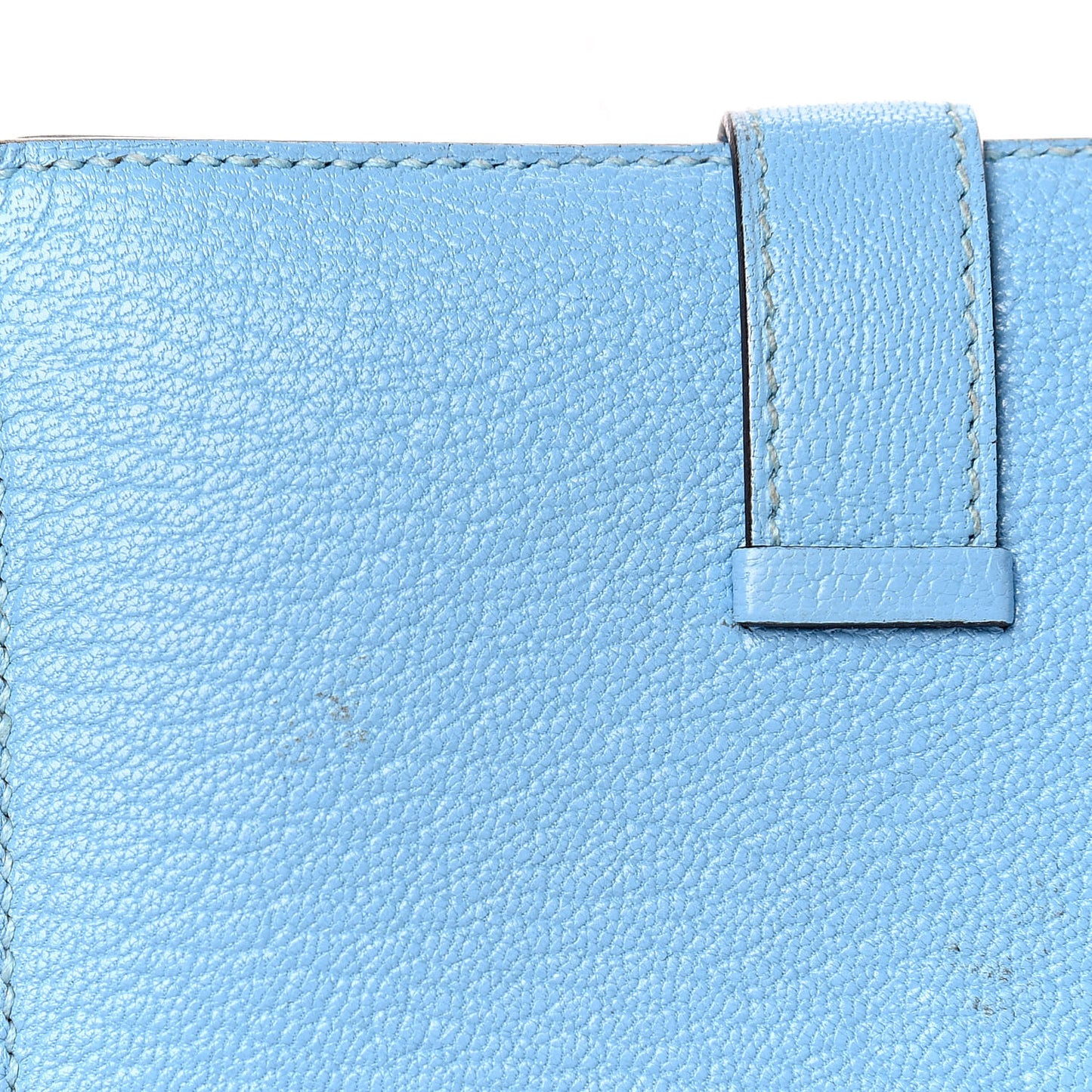 Chevre Mysore Bearn Compact Wallet Celeste