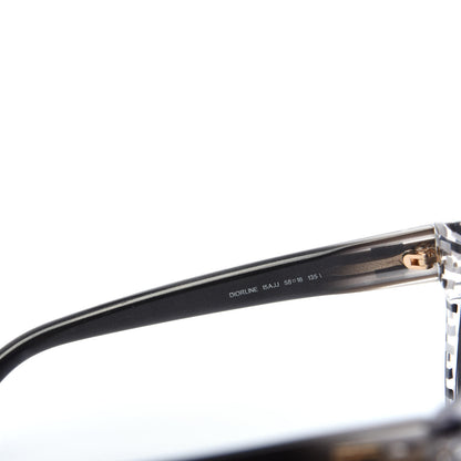 Christian Dior Acetate Diorline Sunglasses Black 6 of 7