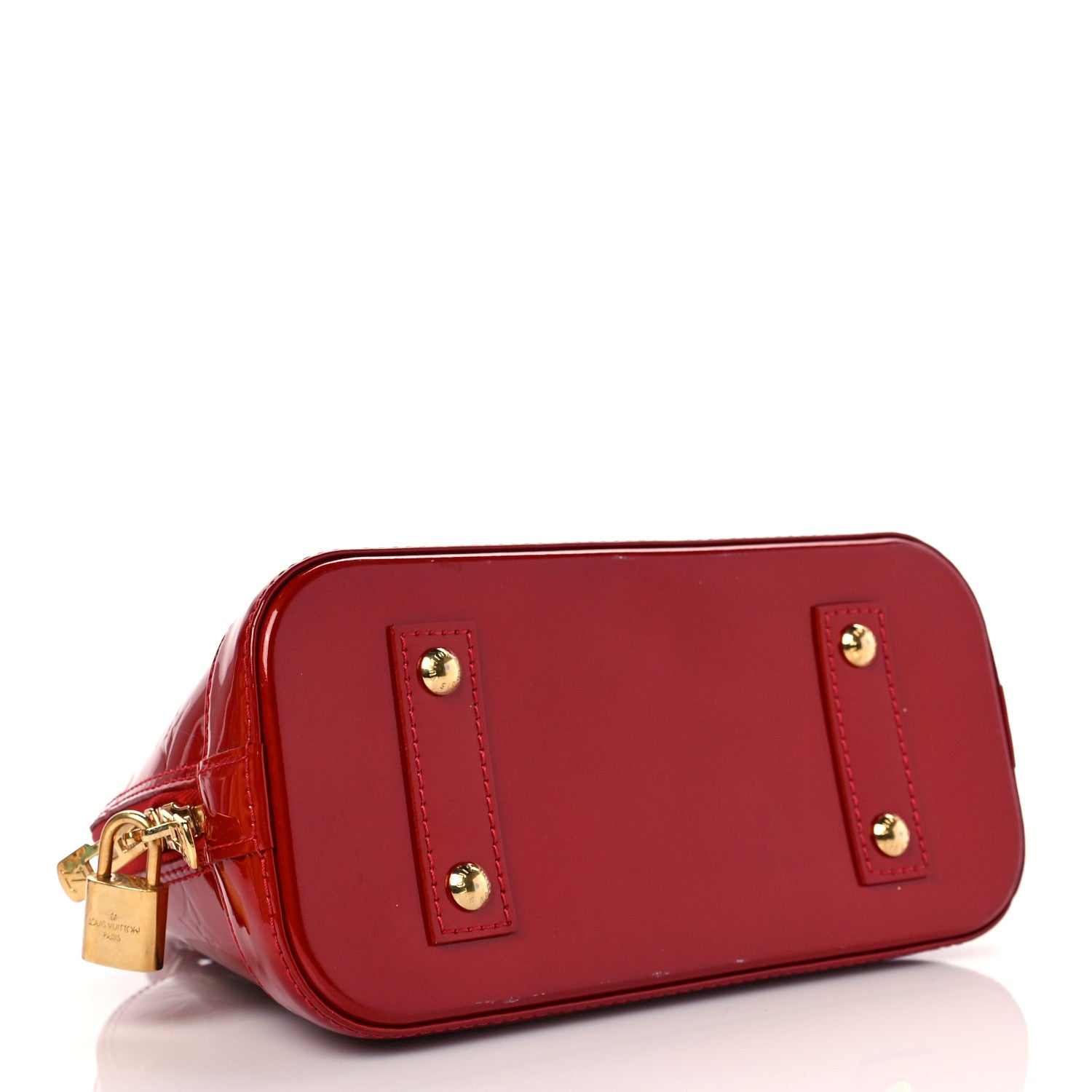 Louis Vuitton Vernis Alma BB Pomme D'Amour 3 of 5