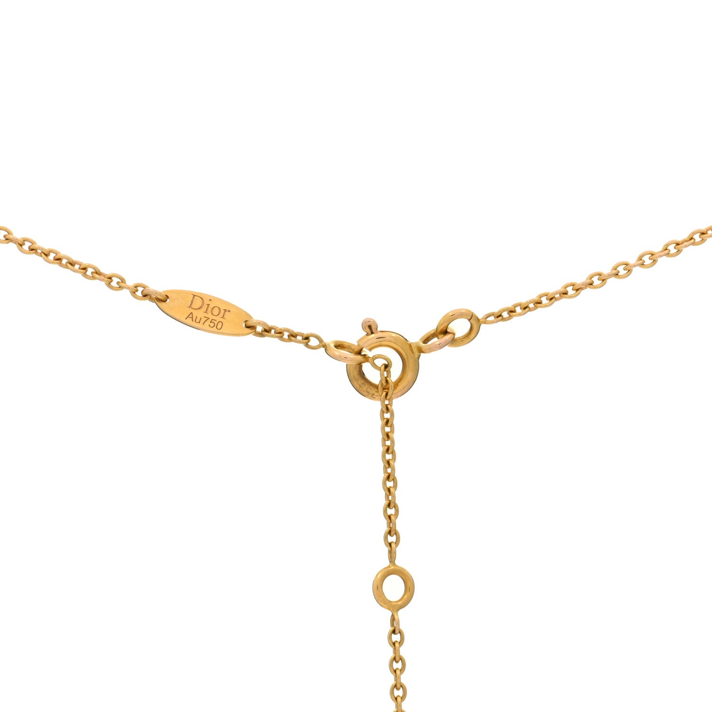18K Rose Gold Diamond Pink Opal Rose Des Vents Necklace