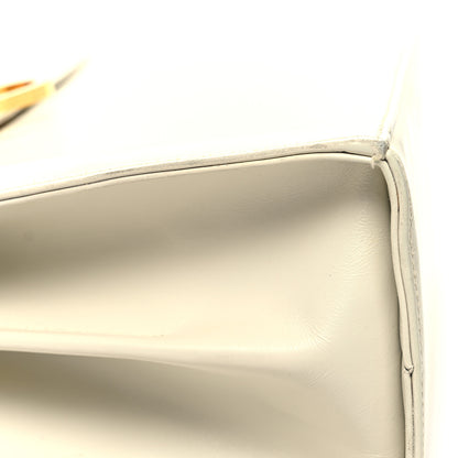 Salvatore Ferragamo Brushed Off Calfskin Iconic Large Top Handle Bag Magnolia 11 of 12