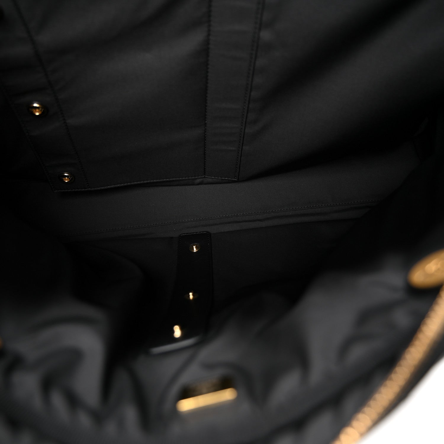 Chanel Shiny Grained Calfskin Quilted Travel Bowling Bag Black 4 of 10