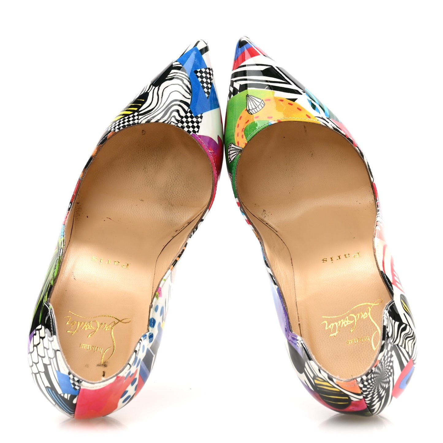 Patent Sapeur Hot Chick 100 Pumps 35.5 Multicolor