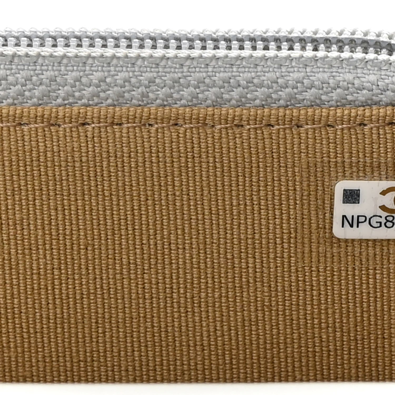 Chanel Lambskin Pearl Crush Quilted Flap Phone Holder With Chain Light Grey 8 of 12