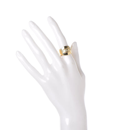 Chanel CHANEL18K Yellow Gold Diamond Bolduc Ring 51 5.75 2 of 5