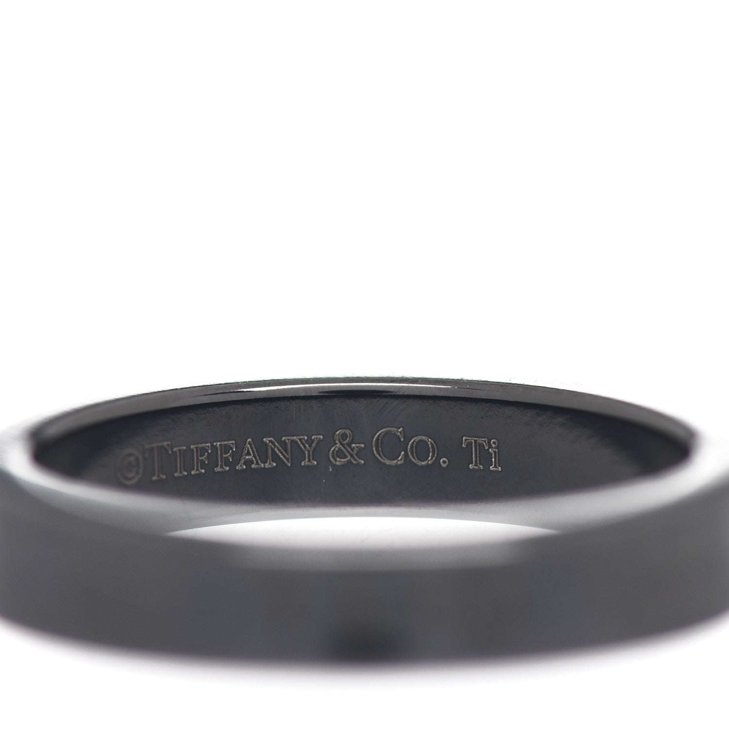 Tiffany Titanium 4mm Narrow 1837 Ring 57 8 4 of 4