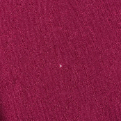 Gucci Wool Silk GG Monogram GGNat Scarf Fuchsia 5 of 6