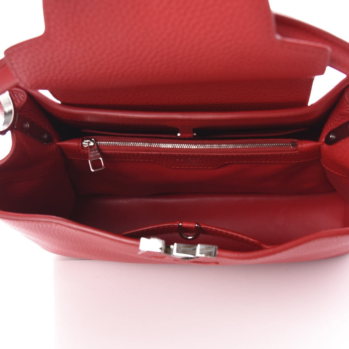 Taurillon Capucines MM Rubis