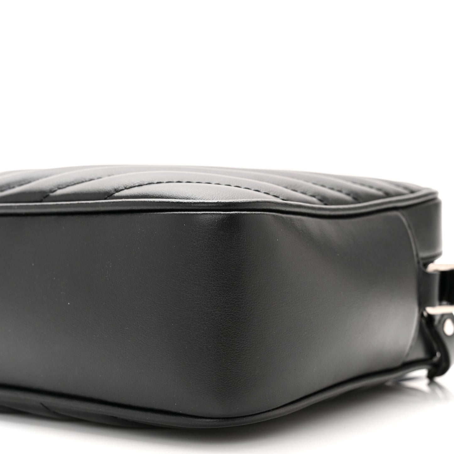 Calfskin Matelasse Monogram Lou Camera Bag Black