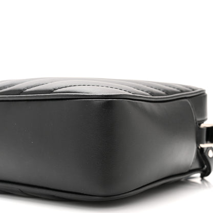 Saint Laurent Calfskin Matelasse Monogram Lou Camera Bag Black 10 of 10