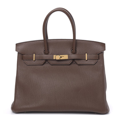 Hermes Togo Birkin 35 Brulee 1 of 19